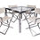 Thumbnail: Stylish Vintage Modern Chrome Dinette Set