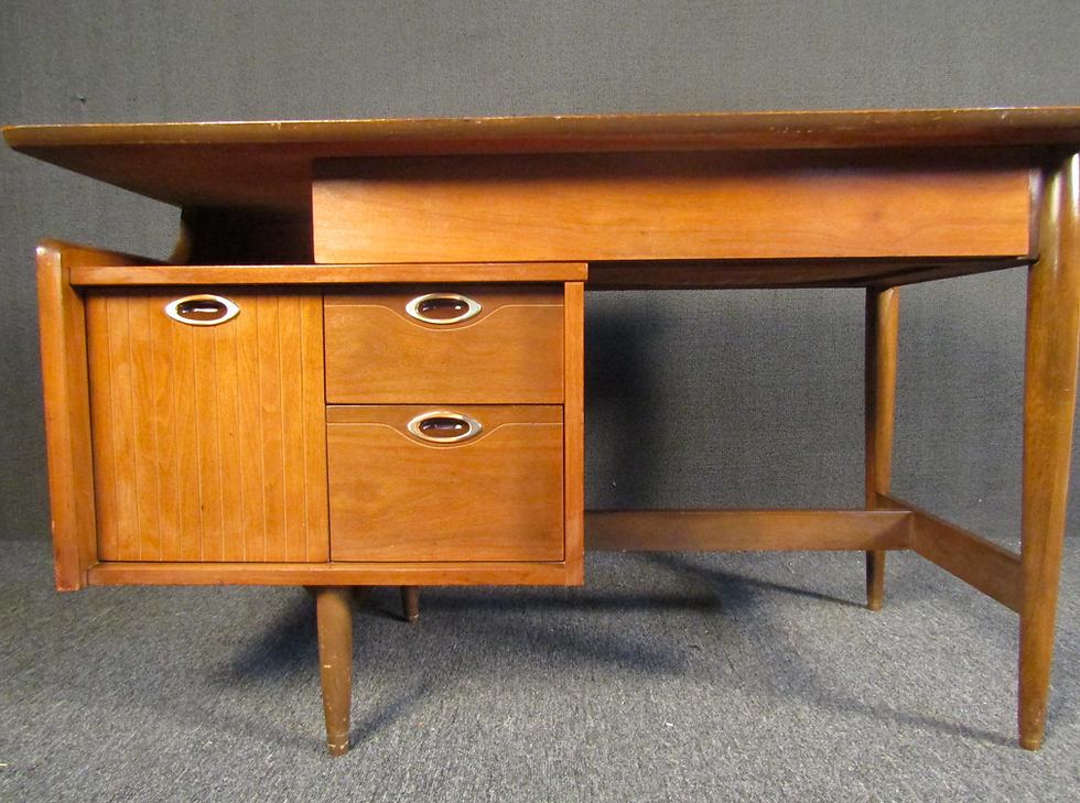 Thumbnail: Mid-Century Modern Walnut Writing Desk by Mainline