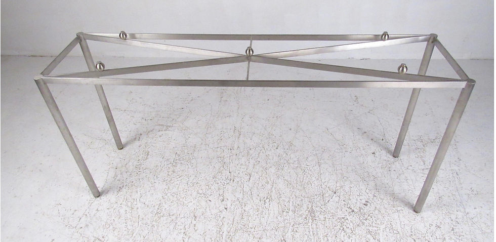 Thumbnail: Stylish Modern Console Table with Marble Top