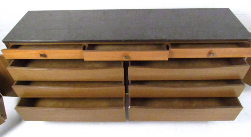 Thumbnail: Paul McCobb for Calvin Group Travertine Sideboard