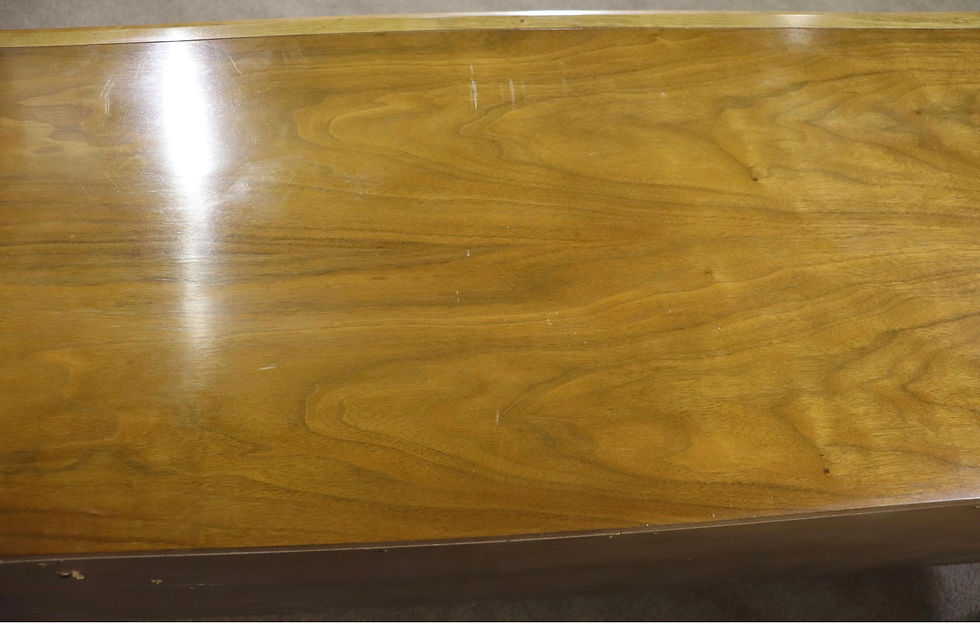Thumbnail: Vintage Wide Dresser w/ Inset Rosewood Handles