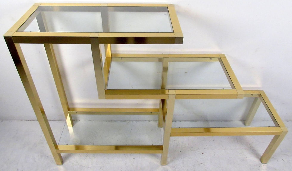 Thumbnail: Vintage Modern Low Bookshelf after Milo Baughman