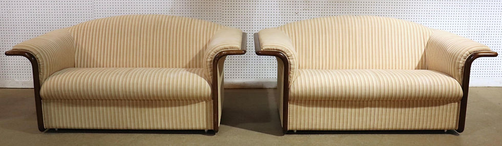 Thumbnail: Striped Loveseat w/ Wings