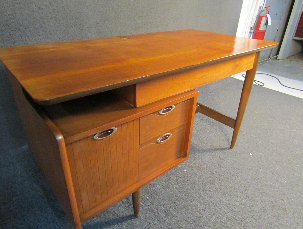 Thumbnail: Mid-Century Modern Walnut Writing Desk by Mainline