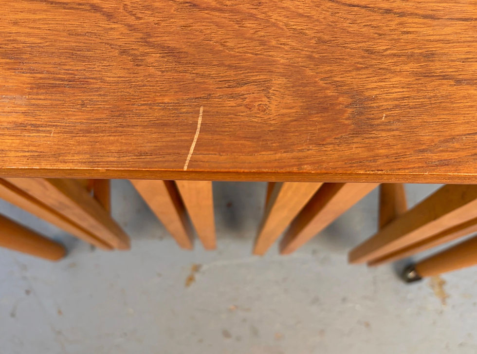Thumbnail: Mid-Century Teak Nesting Table Set attributed to Poul Hundevad