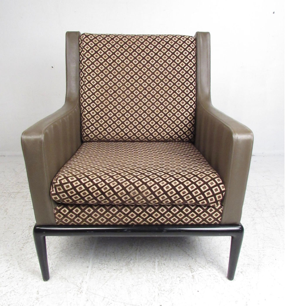 Thumbnail: Pair of Mid-Century Robsjohn Gibbings Style Lounge Chairs