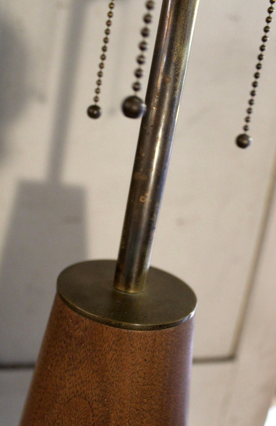Thumbnail: Mid-Century Teak Table Lamps by Stuart Ross James for Hansen