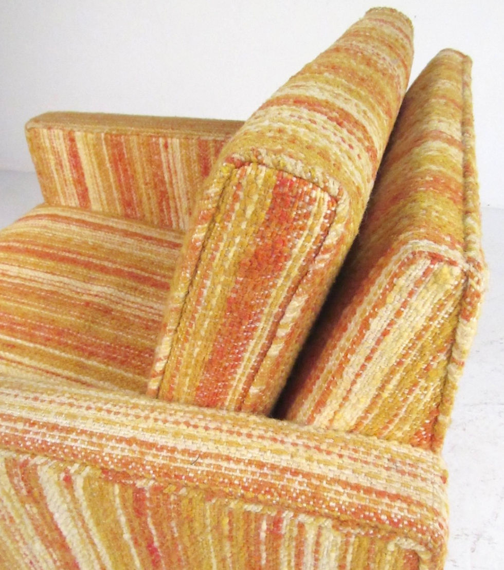 Thumbnail: Pair of Vintage Modern Club Chairs with Kravet Upholstery