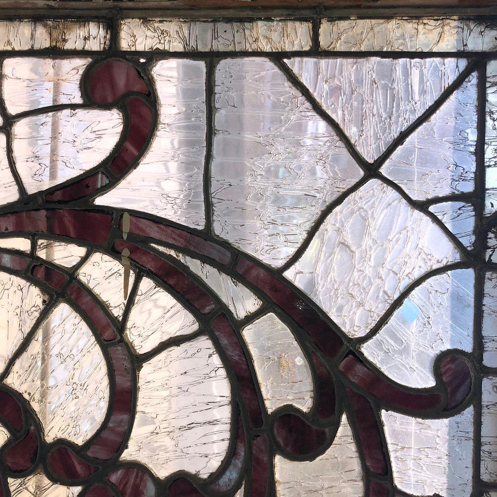 Thumbnail: Stained Glass Transom Window 48" x 27"