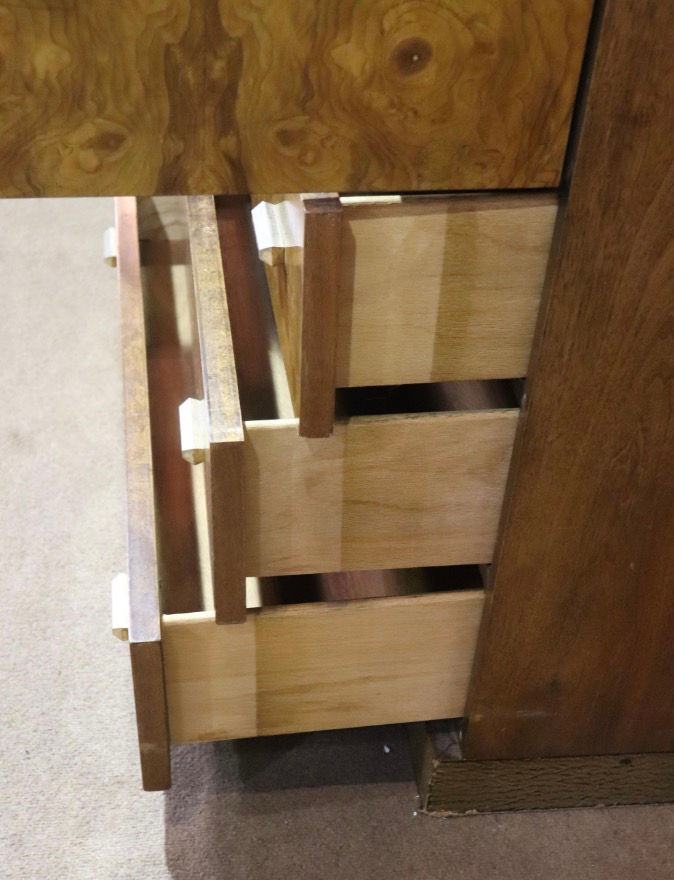 Thumbnail: Mid-Century Burl Wardrobe by Mt Airy