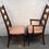 Thumbnail: Set of Six Mid-Century Upholstered Walnut Dining Chairs By Thomasville