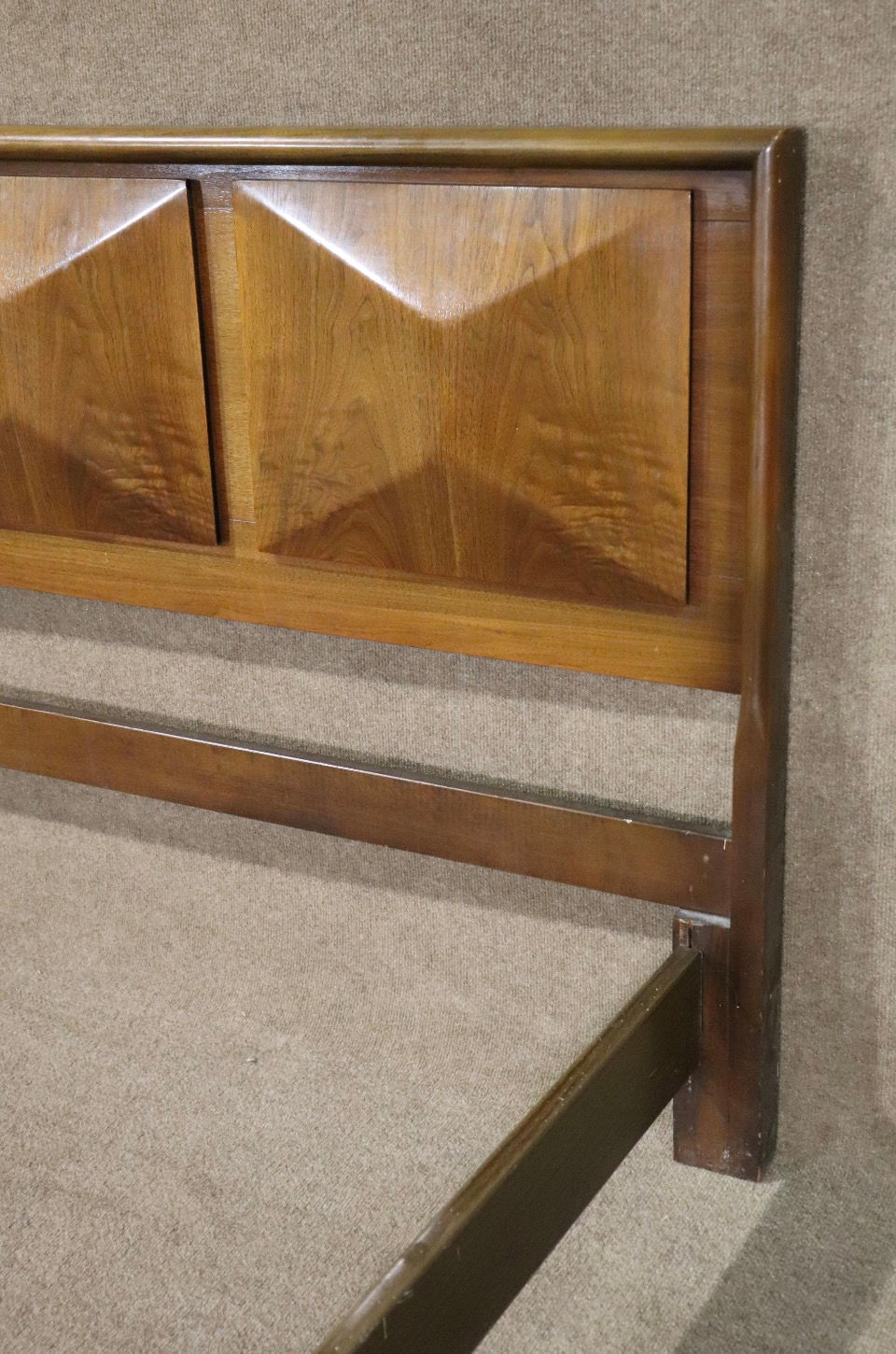 Thumbnail: Full Size Mid-Century Diamond Bedframe