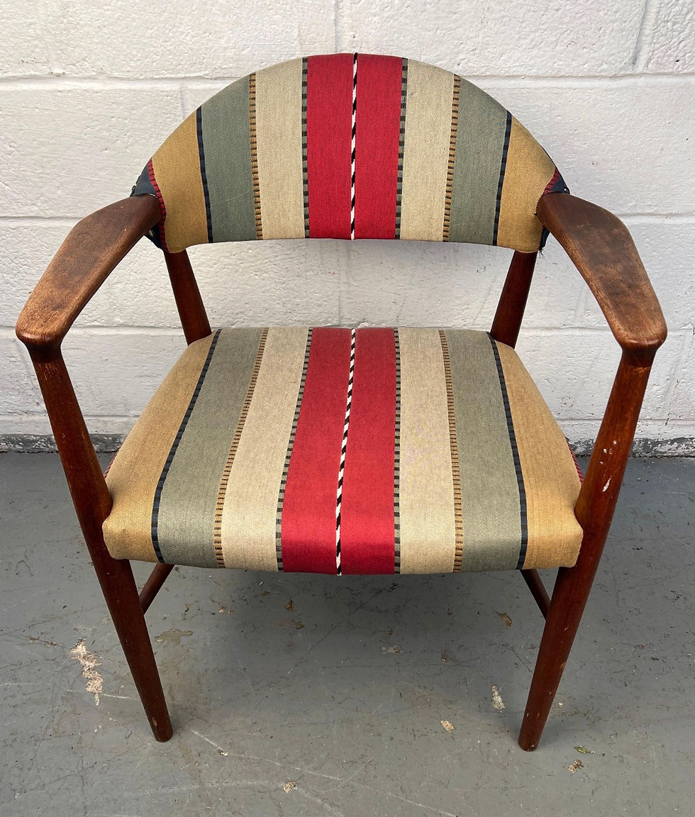 Thumbnail: Mid-Century Modern Danish Walnut Chair by Kurt Olsen