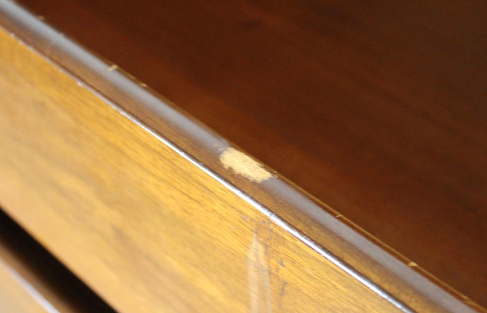 Thumbnail: Mid-Century Inlaid Walnut Highboy by Red Lion Furniture