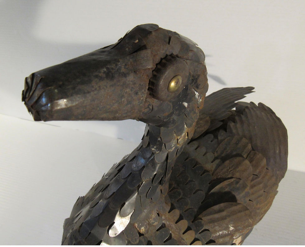 Thumbnail: Handmade Brutalist Sheet Metal Goose