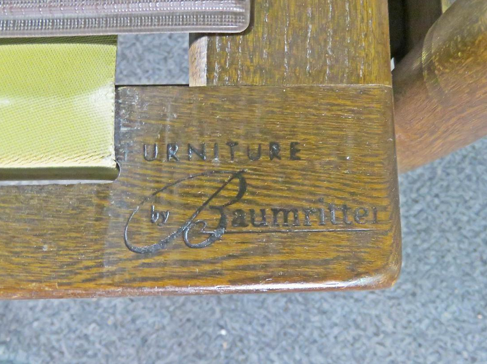 Thumbnail: Vintage Walnut Rocking Chair