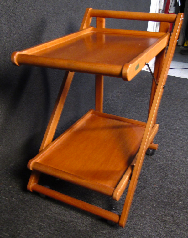 Thumbnail: Mid-Century Clic Clac Bar Cart by Nucci Valsecchi