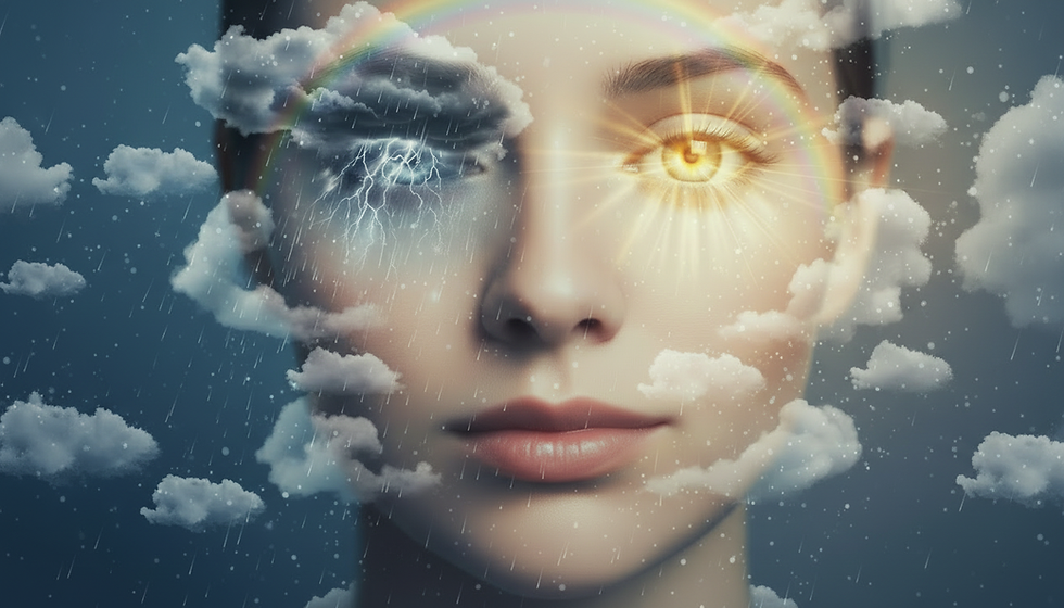 Inner weather changes the corridor of choice. When the weather is stormy, the corridor narrows. When the weather is clear, the corridor widens.