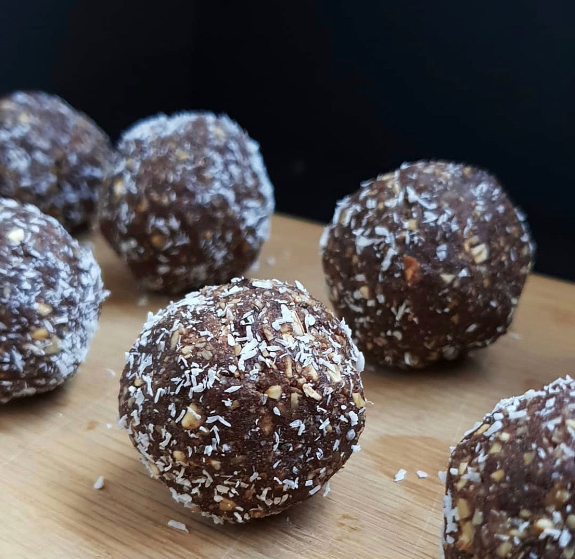 Dark Chocolate Protein Balls