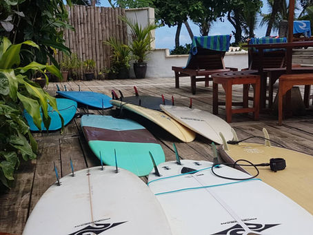 Packing for a surf trip