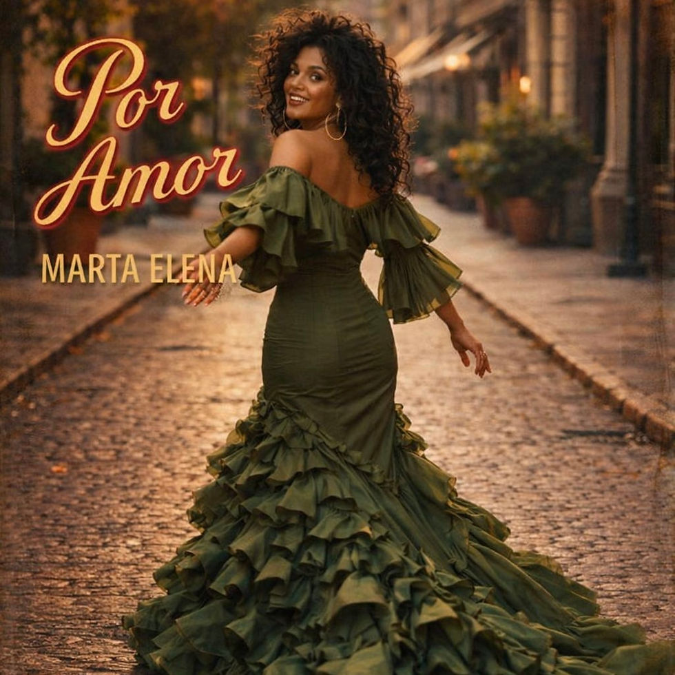 Marta Elena returns with "Por Amor",    a bold new album blending her signature Cuban roots with boleros, funk, and regional Latin influences.