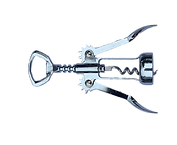Silver wine opener.