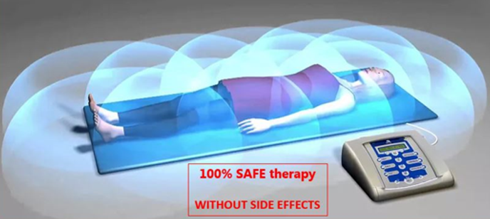 This image shows the pulsing on the full body mat