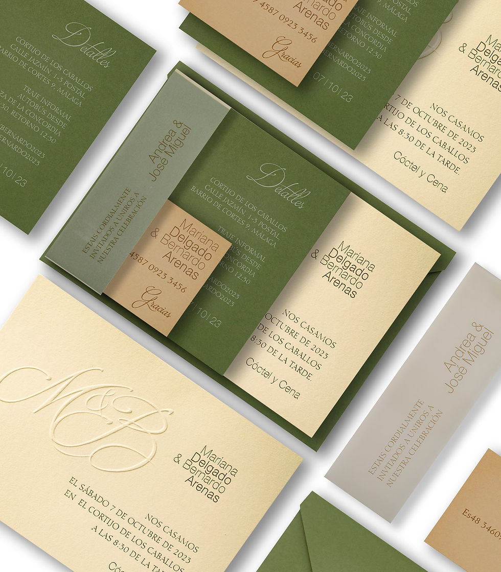 Invitación de Boda Clásica
