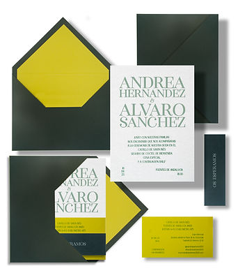 Invitación de Boda Moderna