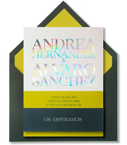 Invitación de Boda Original