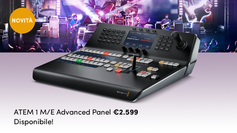 Blackmagic Design presenta ATEM 1 M/E Advanced Panel