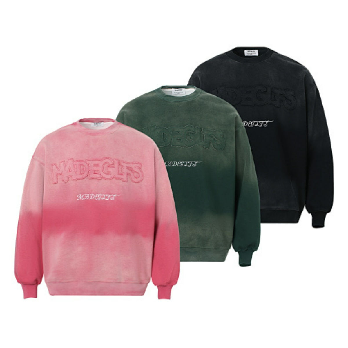 Men Clothing High street New Trend Heavy Industry Washed Embroidered Antique-sty