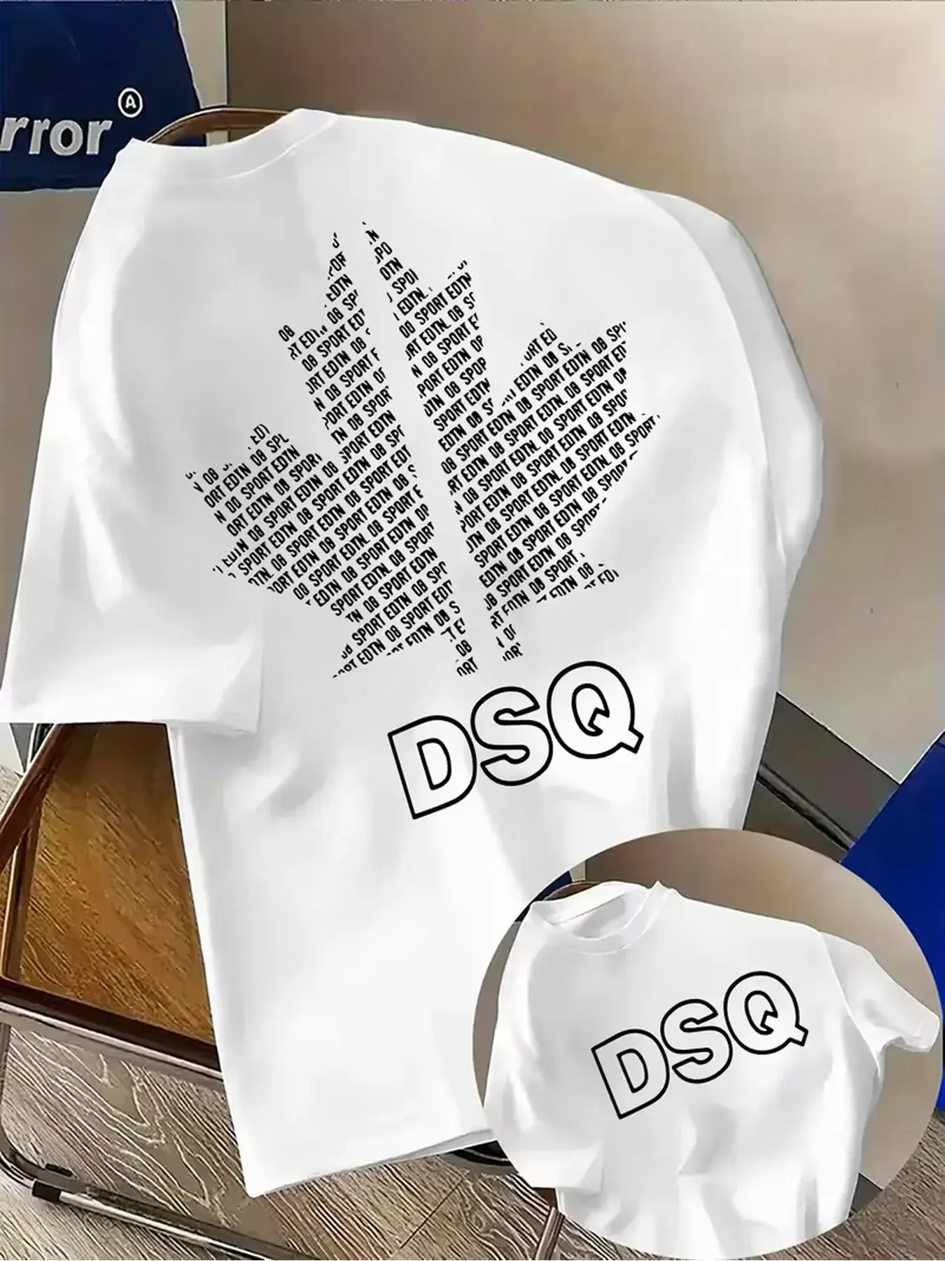 Camiseta Masculina Da Moda DSQ, Sucesso De Vendas No Verão | Estampa Moderna Fr