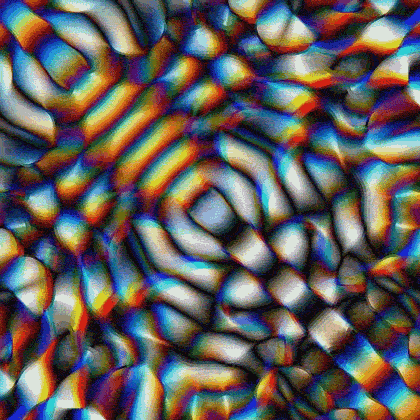 Visual Sound wave in colour
