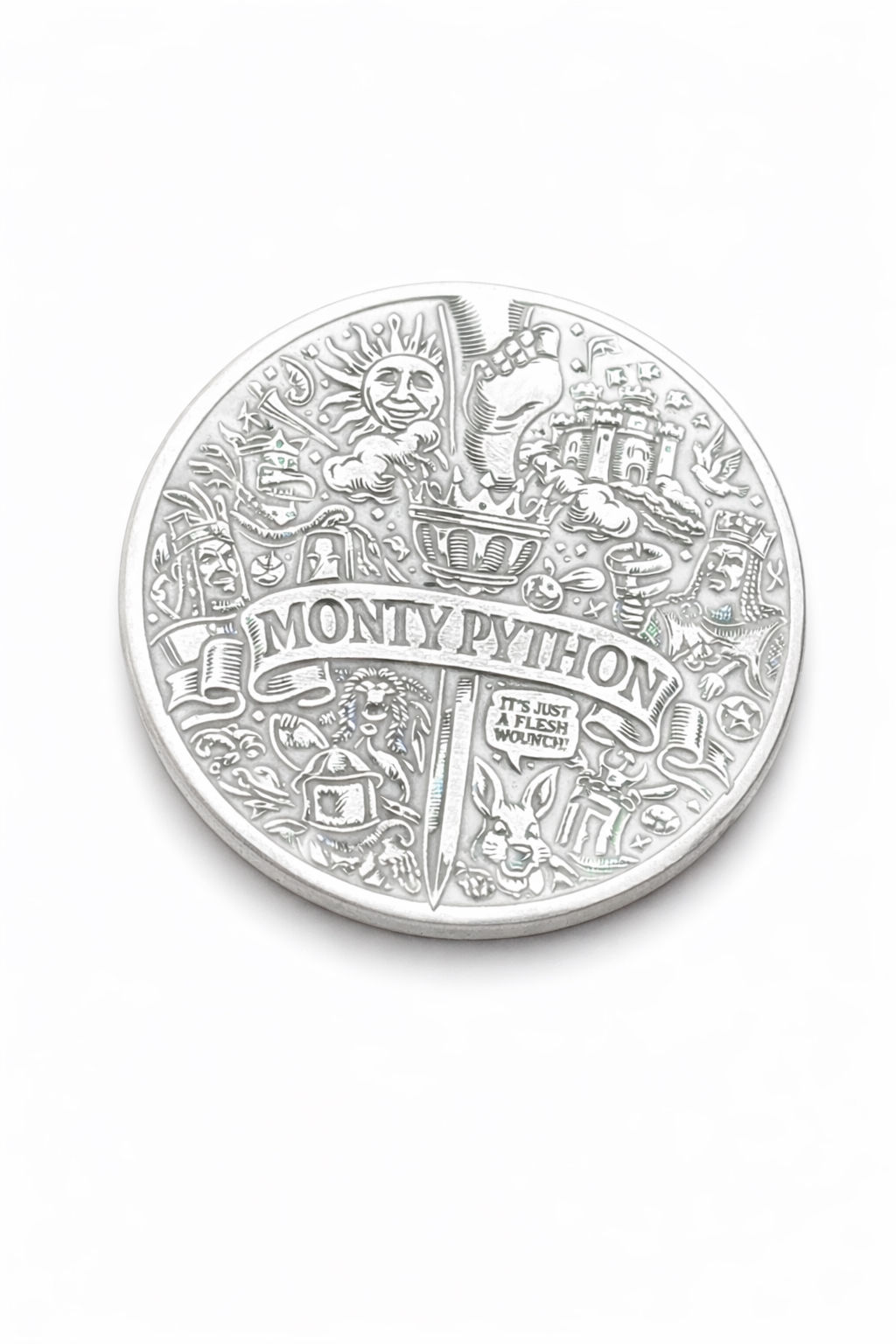 3 GRAM 999 FINE SILVER HANDMADE FRACTIONAL ROUND