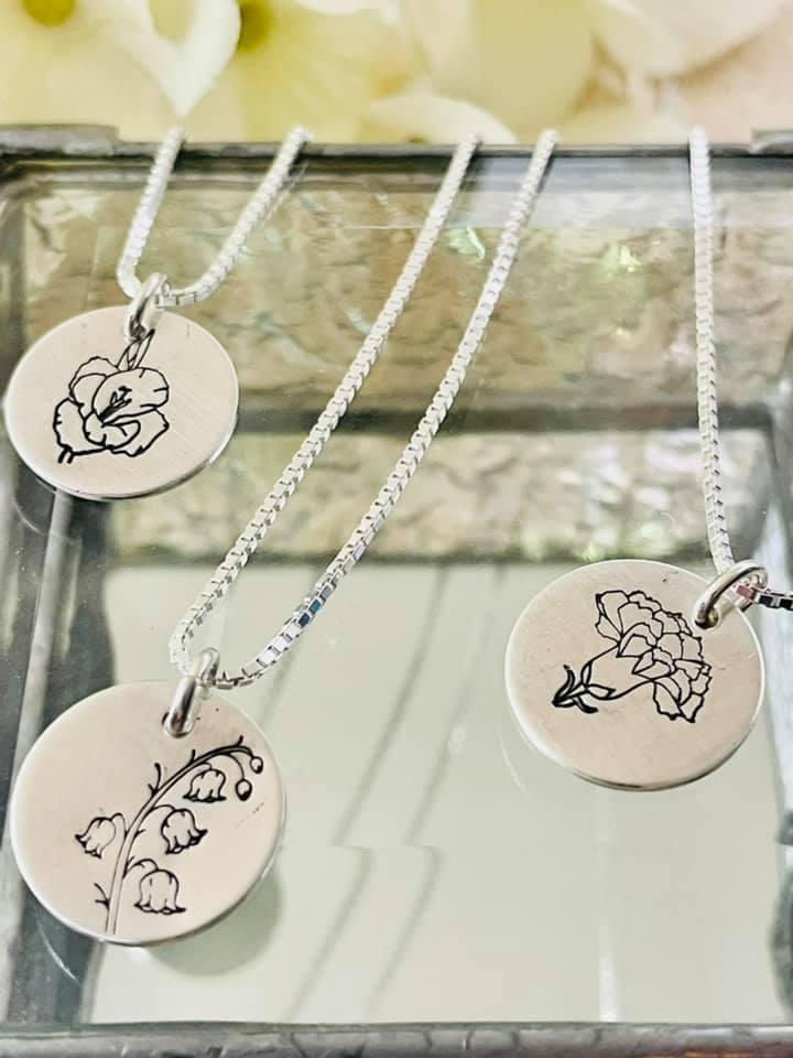 Thumbnail: Birthflower Necklace