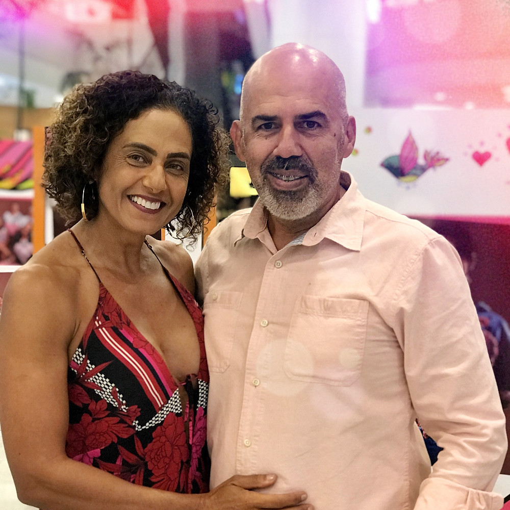 Gal e Chico Brandão, fotógrafos reponsáveis pelo ensaio das pacientes.