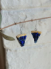 Blueberry pie earrings