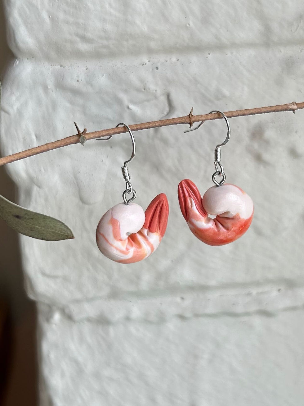 Shrimp earrings