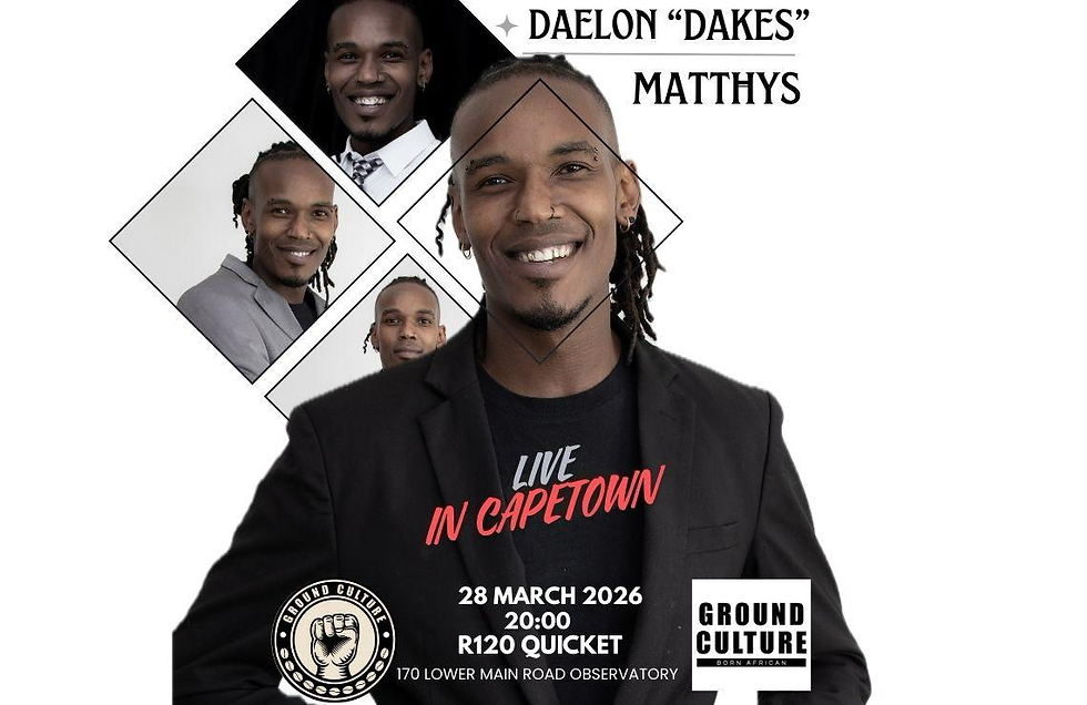Daelon "Dakes" Matthys Live in Cape Town