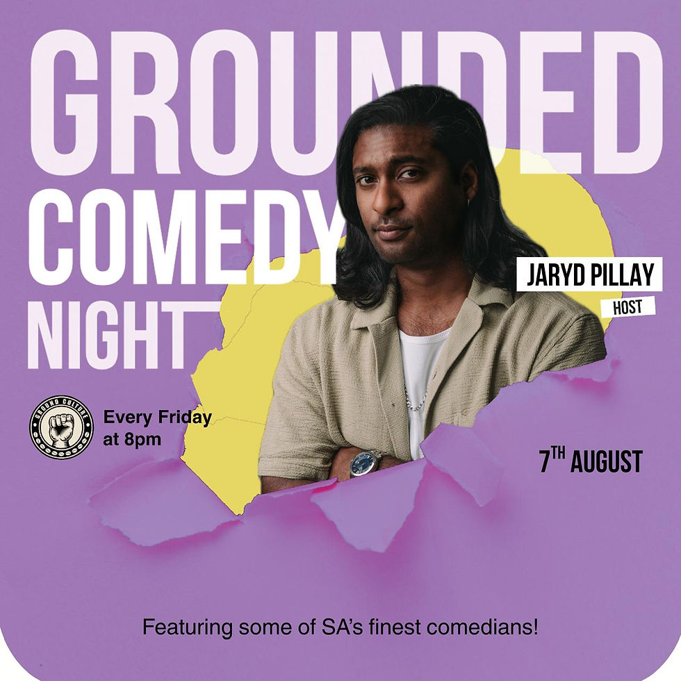 Jaryd Pillay Hosts Grounded Comedy Nights