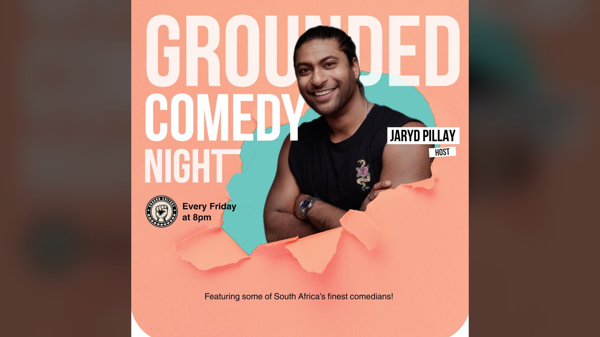 Jaryd Pillay Hosts Grounded Comedy Nights