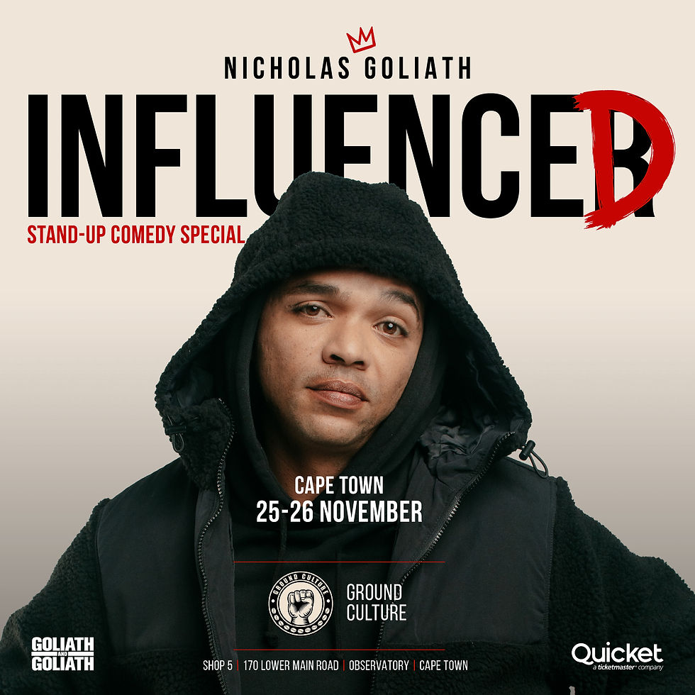 Nicholas Goliath Influenced Comedy Special