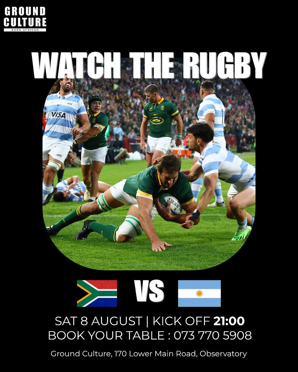 Springboks vs Argentina
