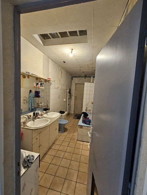 salle de bain avant réno