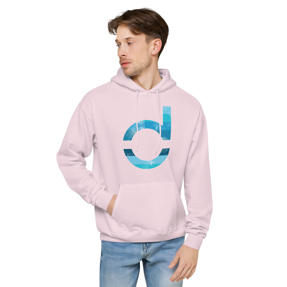Thumbnail: Deeper Blue - Unisex fleece hoodie