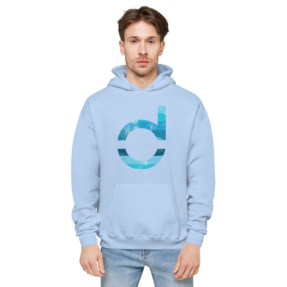 Thumbnail: Deeper Blue - Unisex fleece hoodie