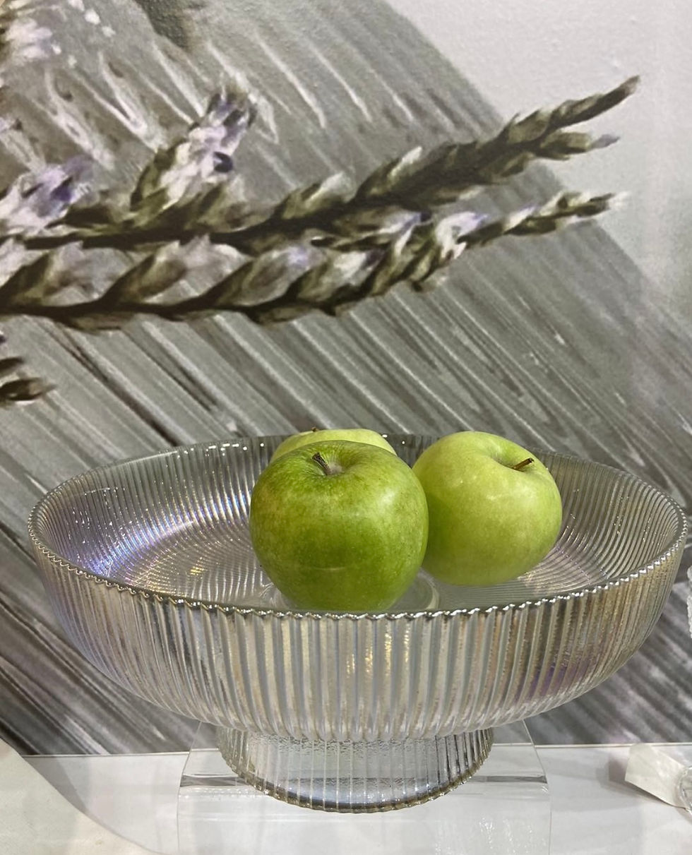 Miniatura: Fruteira Vidro Furta-Cor 26cm 