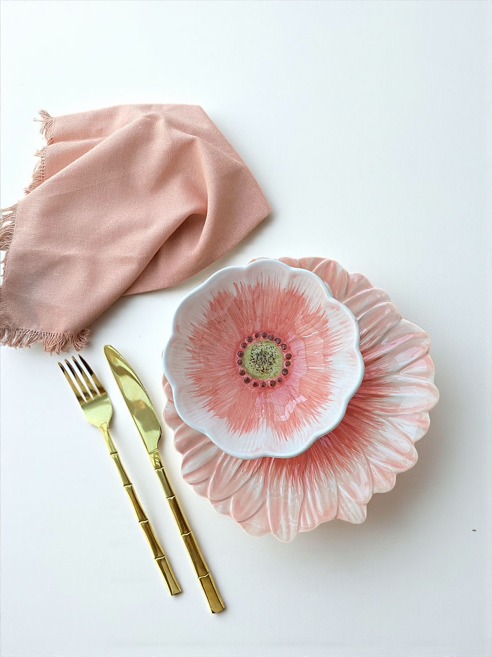 Miniatura: Bowl Cerâmica Flor Jardim 14cm 