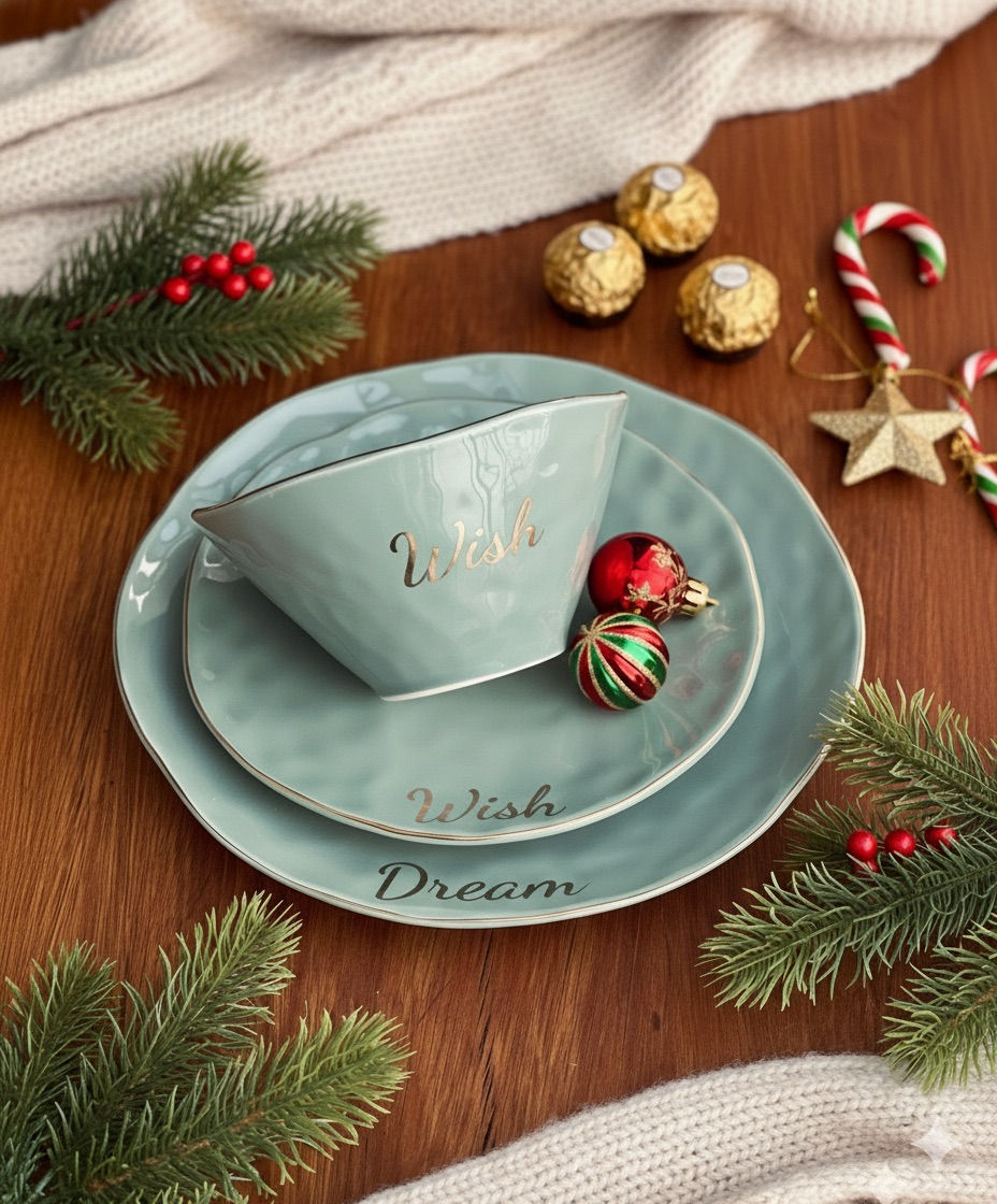 Miniatura: Prato Sobremesa Wish 19,8cm 